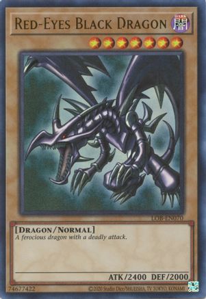 Image of Red-Eyes Black Dragon (LOB-EN070) - Legend of Blue Eyes White Dragon (25th Anniversary Edition) Unlimited