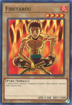 Image of Fireyarou (LOB-EN085) - Legend of Blue Eyes White Dragon (25th Anniversary Edition) Unlimited