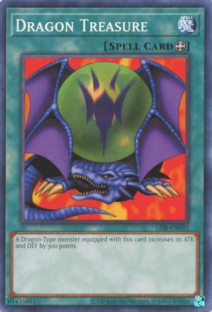 Image of Dragon Treasure (LOB-EN092) - Legend of Blue Eyes White Dragon (25th Anniversary Edition) Unlimited