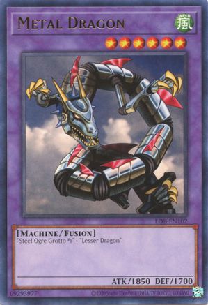 Image of Metal Dragon (LOB-EN102) - Legend of Blue Eyes White Dragon (25th Anniversary Edition) Unlimited