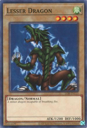 Image of Lesser Dragon (LOB-EN113) - Legend of Blue Eyes White Dragon (25th Anniversary Edition) Unlimited