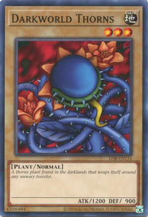 Image of Darkworld Thorns (LOB-EN114) - Legend of Blue Eyes White Dragon (25th Anniversary Edition) Unlimited