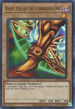 Image of Right Leg of the Forbidden One (LOB-EN120) - Legend of Blue Eyes White Dragon (25th Anniversary Edition) Unlimited