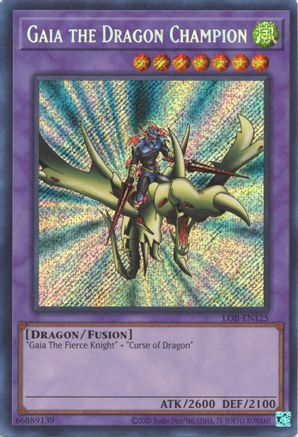 Image of Gaia the Dragon Champion (LOB-EN125) - Legend of Blue Eyes White Dragon (25th Anniversary Edition) Unlimited