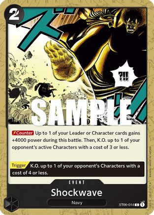 Image of Shockwave (ST06-014) - Starter Deck 6: Absolute Justice