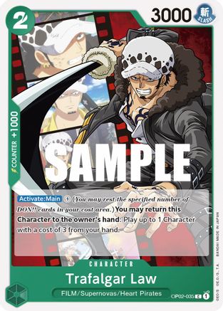 Image of Trafalgar Law (OP02-035) - Paramount War