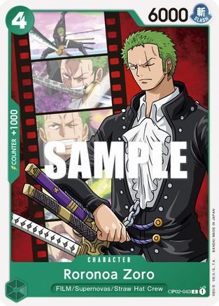 Image of Roronoa Zoro (OP02-043) - Paramount War
