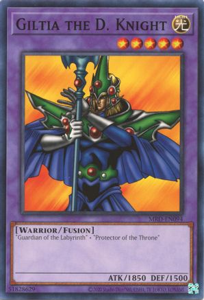 Image of Giltia the D. Knight (MRD-EN094) - Metal Raiders (25th Anniversary Edition) Unlimited