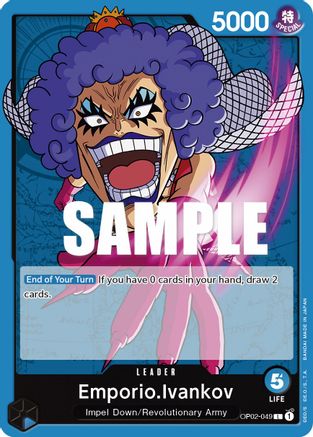 Image of Emporio.Ivankov (049) (OP02-049) - Paramount War