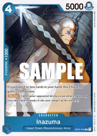 Image of Inazuma (OP02-050) - Paramount War Foil