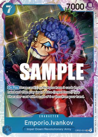 Image of Emporio.Ivankov (051) (OP02-051) - Paramount War Foil