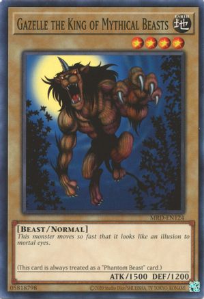 Image of Gazelle the King of Mythical Beasts (MRD-EN124) - Metal Raiders (25th Anniversary Edition) Unlimited
