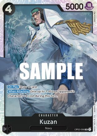 Image of Kuzan (096) (OP02-096) - Paramount War Foil
