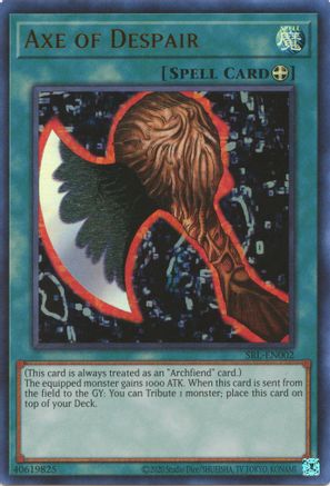 Image of Axe of Despair (SRL-EN002) - Spell Ruler (25th Anniversary Edition) Unlimited