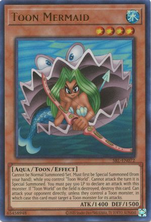 Image of Toon Mermaid (SRL-EN072) - Spell Ruler (25th Anniversary Edition) Unlimited