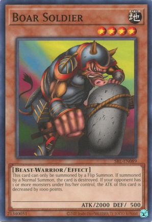 Image of Boar Soldier (SRL-EN089) - Spell Ruler (25th Anniversary Edition) Unlimited