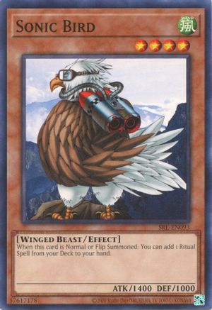 Image of Sonic Bird (SRL-EN093) - Spell Ruler (25th Anniversary Edition) Unlimited