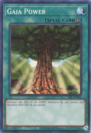 Image of Gaia Power (SRL-EN096) - Spell Ruler (25th Anniversary Edition) Unlimited