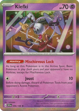 Image of Klefki 096/198  - Reverse Holofoil SV01 Scarlet & Violet Base Set - Rare