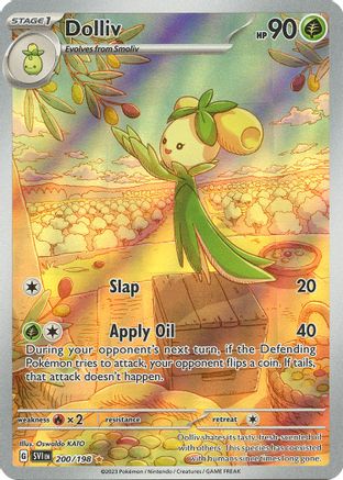 Image of Dolliv 200/198  - Holofoil SV01 Scarlet & Violet Base Set - Illustration Rare