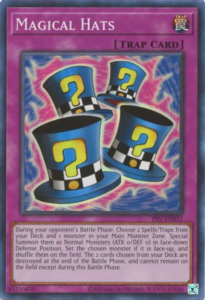 Image of Magical Hats (PSV-EN033) - Pharaoh's Servant (25th Anniversary Edition) Unlimited