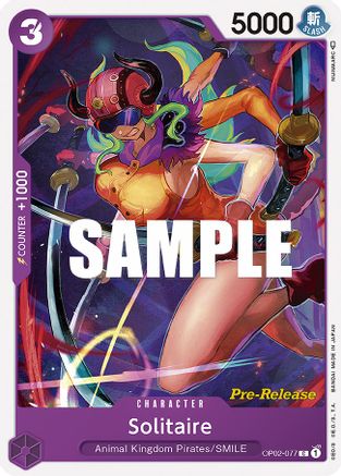 Image of Solitaire (OP02-077) - Paramount War Pre-Release Cards