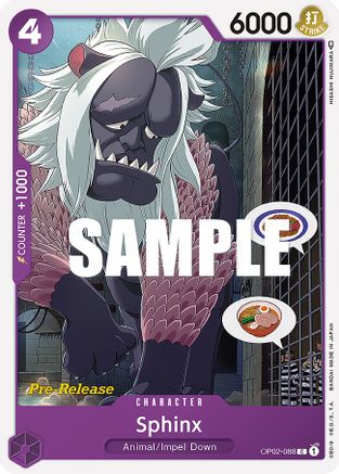 Image of Sphinx (OP02-088) - Paramount War Pre-Release Cards