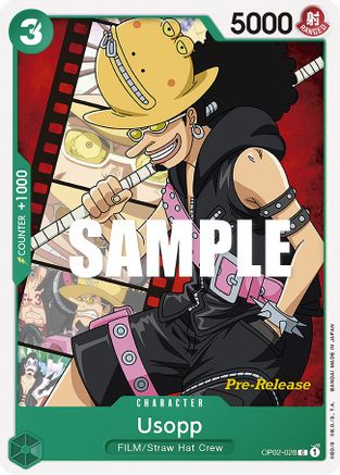 Image of Usopp (OP02-028) - Paramount War Pre-Release Cards