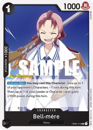 Image of Bell-mere (OP02-112) - Paramount War Pre-Release Cards