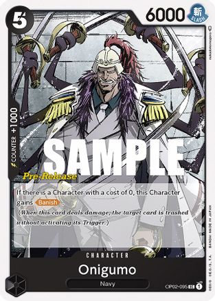Image of Onigumo (OP02-095) - Paramount War Pre-Release Cards