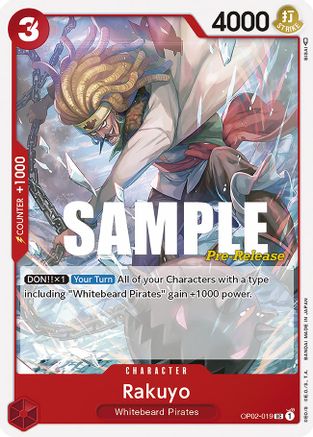 Image of Rakuyo (OP02-019) - Paramount War Pre-Release Cards
