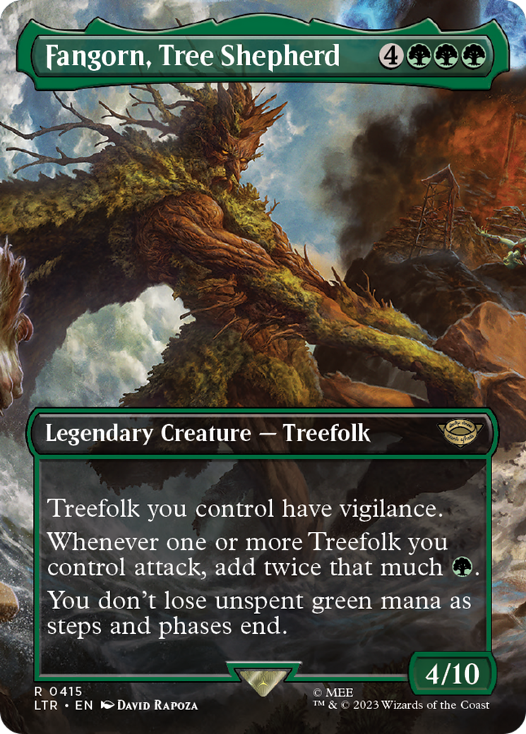 Image of Fangorn, Tree Shepherd (Borderless) (LTR-415) - The Lord of the Rings: Tales of Middle-earth (Borderless)