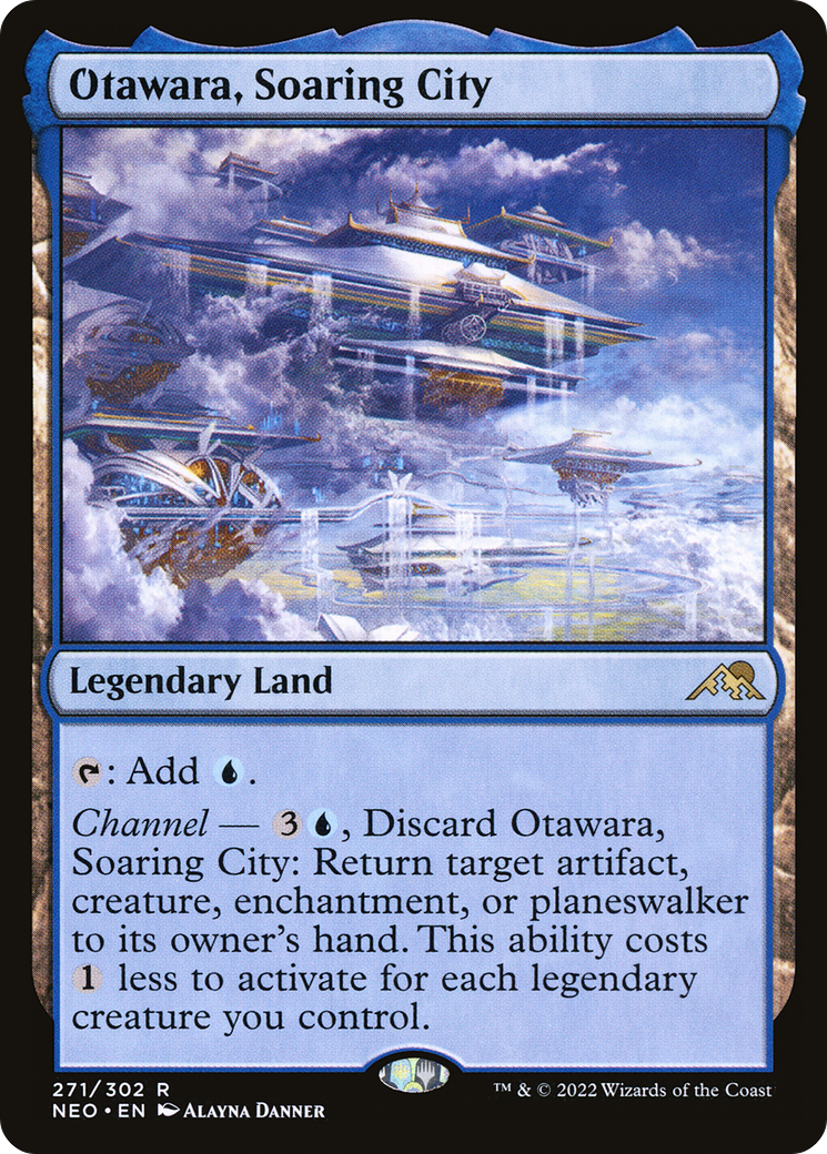 Image of Otawara, Soaring City (NEO-271) - Kamigawa: Neon Dynasty