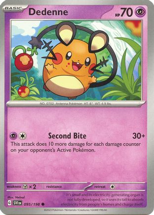 Image of Dedenne 095/198  SV01 Scarlet & Violet Base Set - Common
