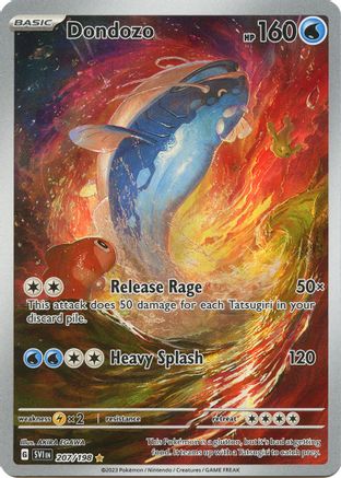 Image of Dondozo 207/198  - Holofoil SV01 Scarlet & Violet Base Set - Illustration Rare