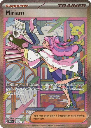 Image of Miriam 251/198  - Holofoil SV01 Scarlet & Violet Base Set - Special Illustration Rare