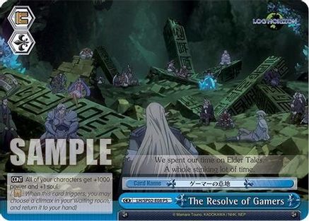 Image of The Resolve of Gamers (LH/SP02-E08 PS) - LOG HORIZON Power Up Set