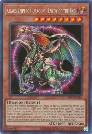 Image of Chaos Emperor Dragon - Envoy of the End (IOC-EN000) - Invasion of Chaos (25th Anniversary Edition) Unlimited