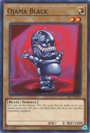 Image of Ojama Black (IOC-EN002) - Invasion of Chaos (25th Anniversary Edition) Unlimited
