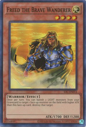 Image of Freed the Brave Wanderer (IOC-EN014) - Invasion of Chaos (25th Anniversary Edition) Unlimited