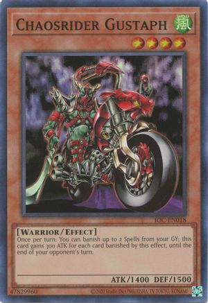 Image of Chaosrider Gustaph (IOC-EN018) - Invasion of Chaos (25th Anniversary Edition) Unlimited