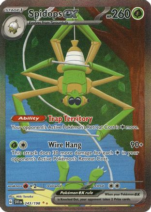 Image of Spidops ex 243/198  - Holofoil SV01 Scarlet & Violet Base Set - Special Illustration Rare