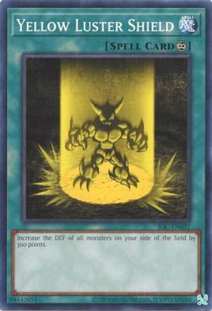Image of Yellow Luster Shield (IOC-EN037) - Invasion of Chaos (25th Anniversary Edition) Unlimited