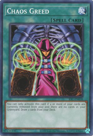 Image of Chaos Greed (IOC-EN038) - Invasion of Chaos (25th Anniversary Edition) Unlimited