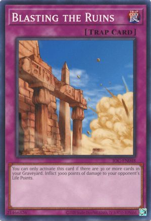 Image of Blasting the Ruins (IOC-EN048) - Invasion of Chaos (25th Anniversary Edition) Unlimited