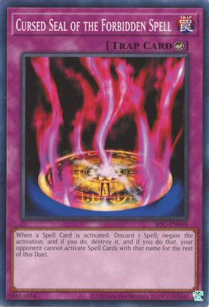 Image of Cursed Seal of the Forbidden Spell (IOC-EN049) - Invasion of Chaos (25th Anniversary Edition) Unlimited