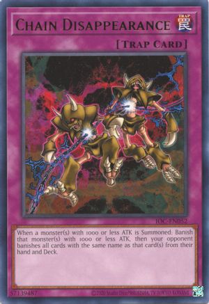 Image of Chain Disappearance (IOC-EN052) - Invasion of Chaos (25th Anniversary Edition) Unlimited