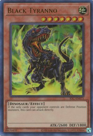 Image of Black Tyranno (IOC-EN075) - Invasion of Chaos (25th Anniversary Edition) Unlimited