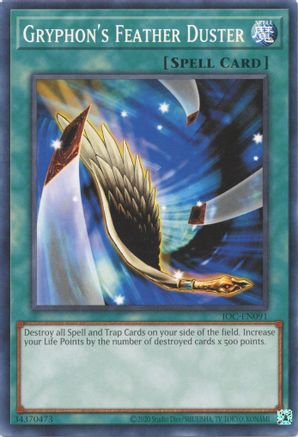Image of Gryphon's Feather Duster (IOC-EN091) - Invasion of Chaos (25th Anniversary Edition) Unlimited