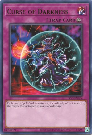Image of Curse of Darkness (IOC-EN106) - Invasion of Chaos (25th Anniversary Edition) Unlimited